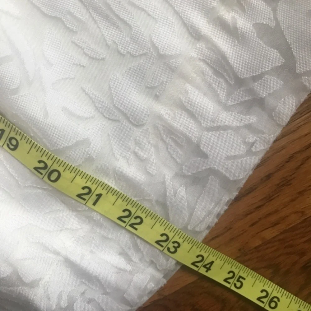 J. Crew sheer burnout white skirt pockets a-line‎ 6 - Picture 6 of 8